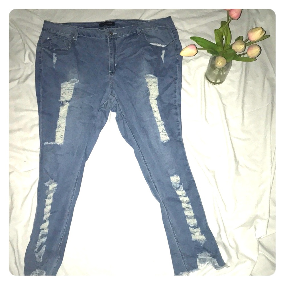 Size 22 Distressed skinny  jeans